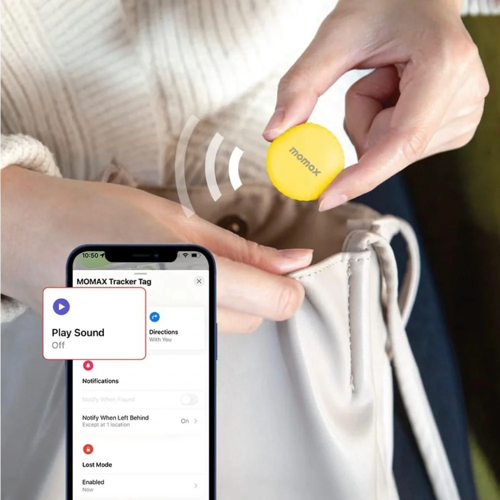 Tracker Tag, Lost Key Finder Works with Apple Find My (iOS Only)